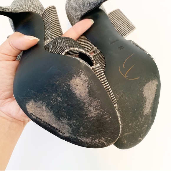 Alexander Wang Dana Cross Ankle Strap Sandals - Picture 8 of 8